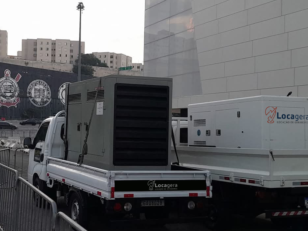 Gerador de médio porte fornecido para hospital – Locagera